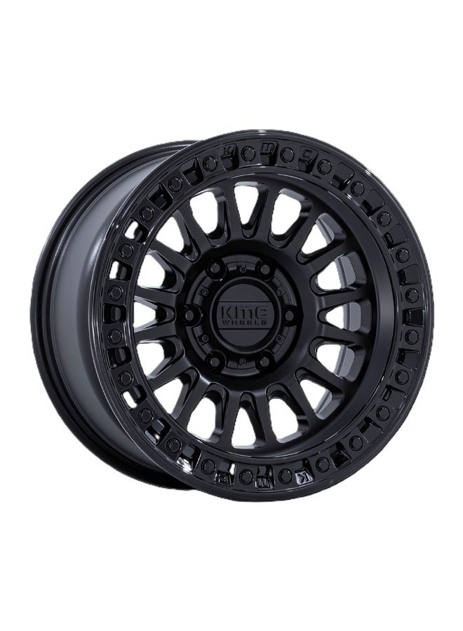 KMC KM552 IMS 18X9 6X139.7 ET00 CB106.1 MATTE BLACK/GLOS BLACK LIP - Image 3